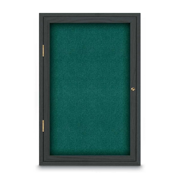 Sliding Door Indoor Enclosed Corkboard, 7